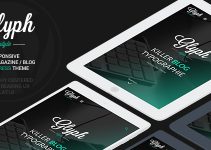 Glyph - Responsive & Creative News, Blog & Magazine Wordpress Theme With Hero Header