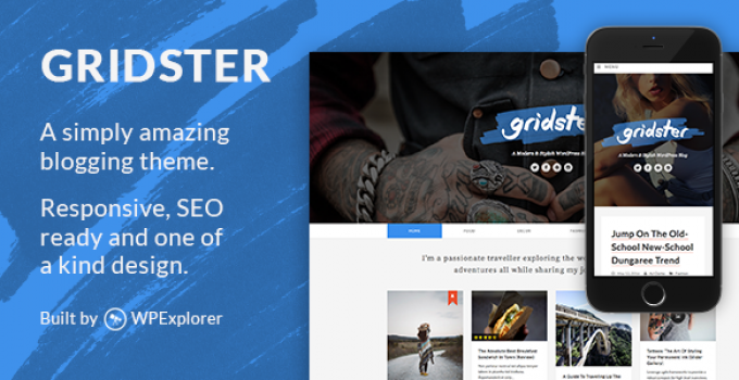 Gridster - A Responsive WordPress Blog Theme