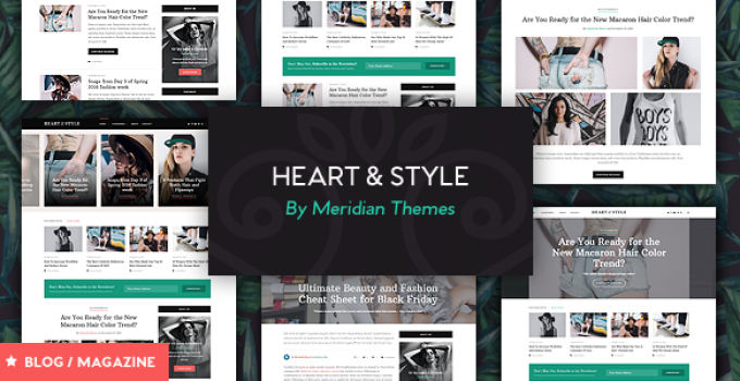 Heart & Style - Responsive Magazine Theme