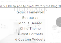 Hedmark | Clean & Minimal Responsive WordPress Blog Theme
