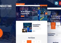 Industing - Factory & Business WordPress Theme