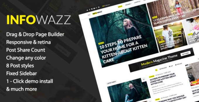 InfoWazz - WordPress Theme for Blog / Magazine / Newspaper