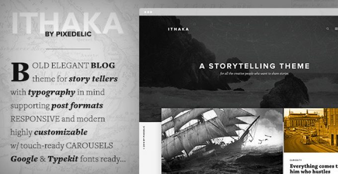 Ithaka Responsive WordPress Blog Theme