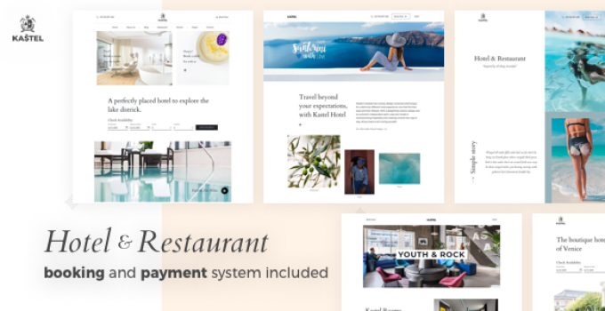 Kastel - Hotel & Restaurant WordPress Theme