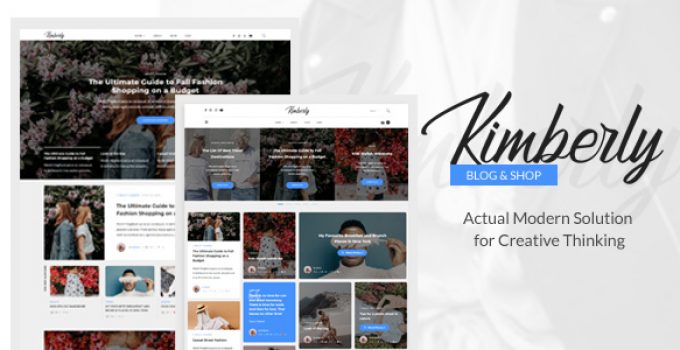 Kimberly - WordPress Blog & Shop Theme