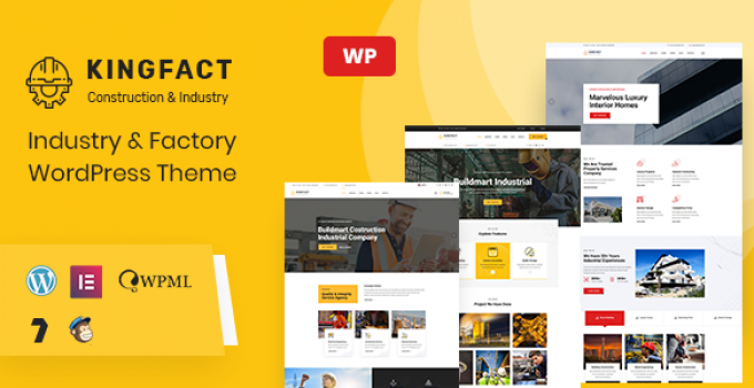 Kingfact | Industry & Factory WordPress Theme