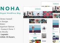 Konoha - A Simple & Elegant WordPress Blog Theme