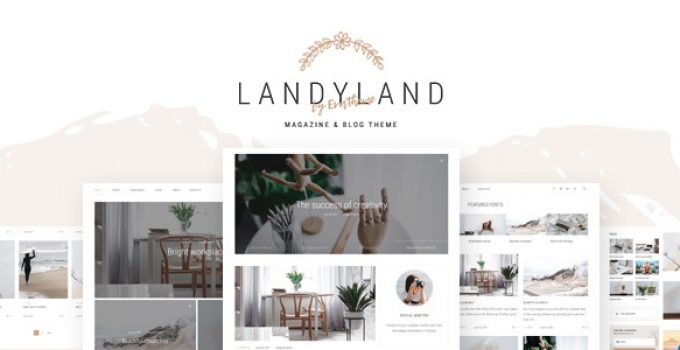 Landyland - Responsive Clean Blog & Magazine Theme