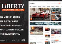 Liberty News - Magazine, Blog WordPress Theme