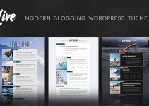 Live — Blog WordPress Theme