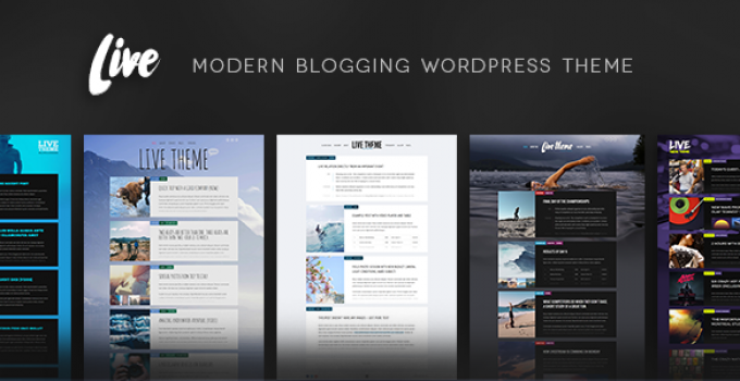 Live — Blog WordPress Theme