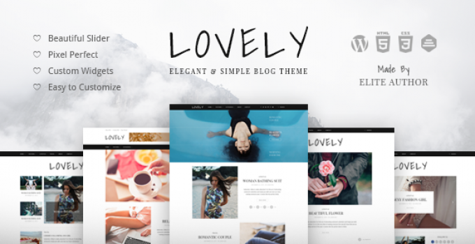 Lovely - Elegant & Simple Blog Theme