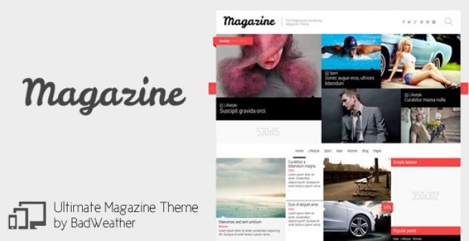 Magazine - News / Blog / Review Theme
