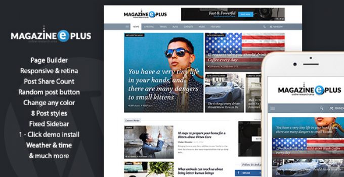 MagazinePlus - WordPress Premium theme for News / Magazine / Newspaper