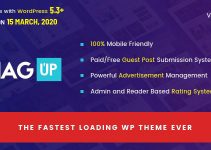 MagUp - Modern Styled Magazine WordPress Theme with Paid / Free Guest Blogging System