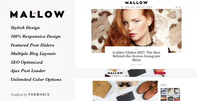Mallow - Lifestyle Blog & Magazine WordPress Theme