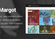 Margot - Responsive WordPress News Theme