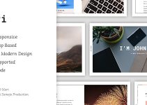 Mari - Responsive Resume / CV / vCard WordPress Theme