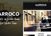 Marroco - Wordpress Magazine Theme