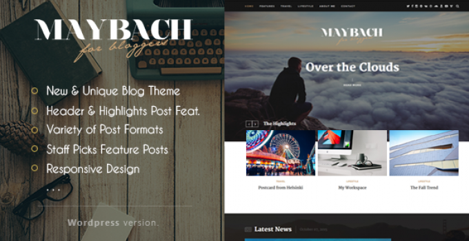 Maybach - A Responsive WordPress Blog Theme