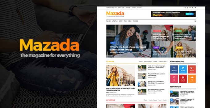 Mazada - News & Magazine WordPress Theme