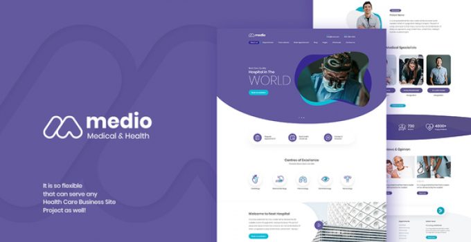 Medio - Medical Organization WordPress Theme