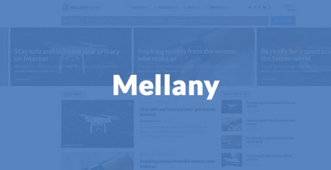 Mellany - WordPress Theme for Magazine / News / Blog