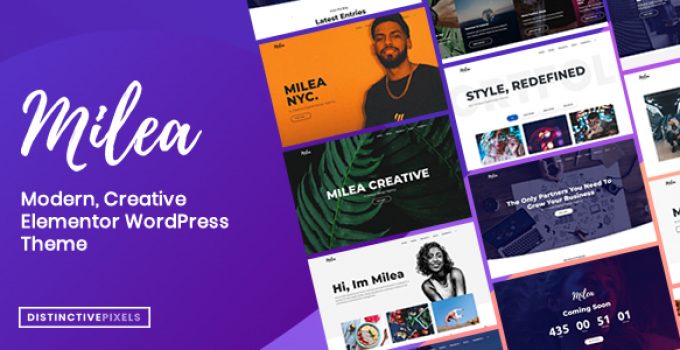 Milea - Flexible Creative WordPress Theme