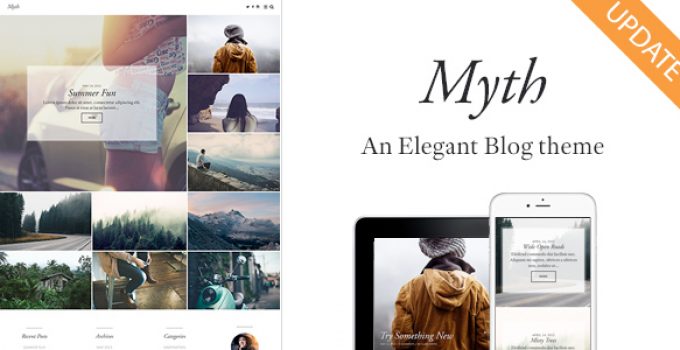 Myth - An Elegant Storytelling WordPress Blog Theme