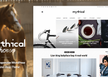 Mythical Horse - Elegant Responsive WordPress Blog and Shop Theme