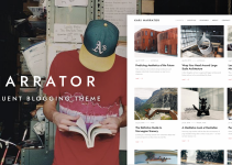 Narrator — A Fluent WordPress Blogging Theme