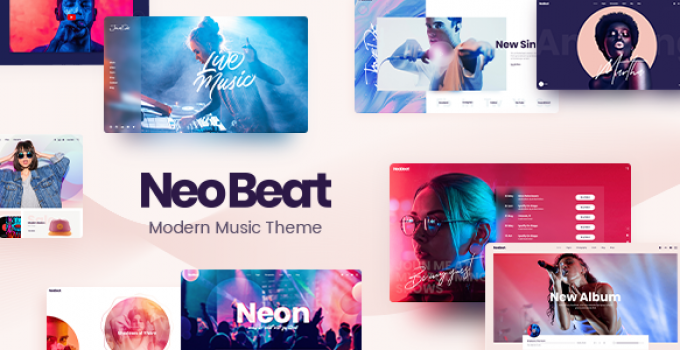 NeoBeat - Music WordPress Theme