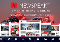Newspeak - Responsive News / Magazine / Blog WordPress Theme + RTL