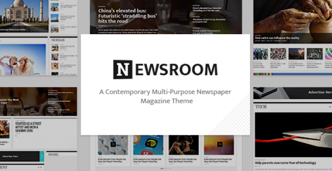 Newsroom - Newspaper Theme