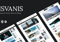 NISVANIS - 3 in 1 Magazine & Viral, Buzz & Blog Theme