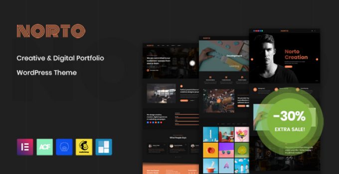 Norto - Creative Portfolio WordPress Theme