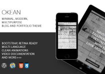 Okean - Multipurpose, Minimal, Multiscroll Blog/Portfolio Theme