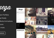 Omega - Minimal WordPress Theme