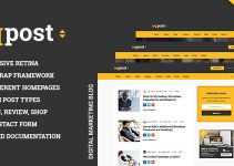 oPPost | Digital Downloads Marketing Blog Responsive WordPress Theme