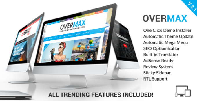 Overmax - Clean WordPress Magazine & Lifestyle Theme