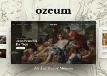 Ozeum | Modern Art Gallery and Creative Online Museum WordPress Theme
