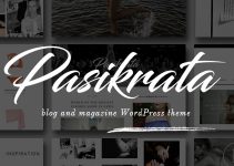 Pasikrata – blog and magazine WordPress theme