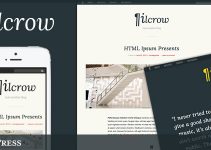 Pilcrow - AJAX powered WordPress Blog Theme