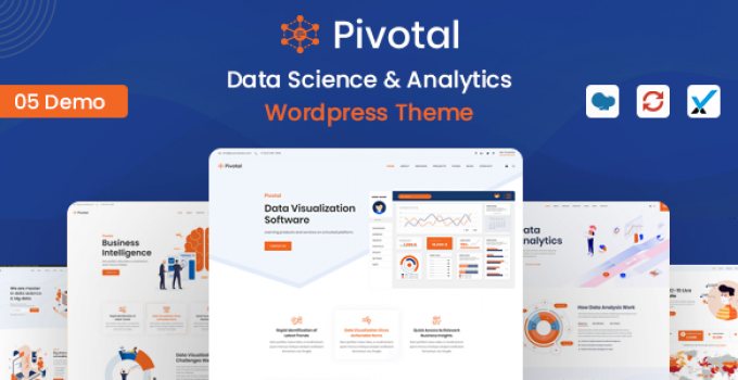 Pivotal - Data Science & Analytics WordPress Theme