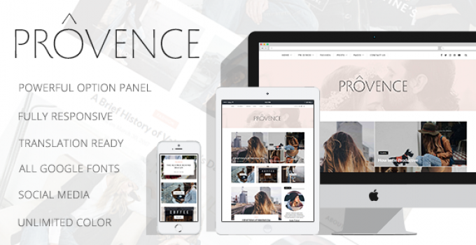 Provence - Smart Personal WordPress Blog Theme