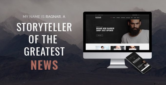 Ragnar Blog - A Bold WordPress Blog Theme