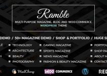 Ramble - Multi-purpose Blog, Magazine And Woo-Commerce WordPress Theme