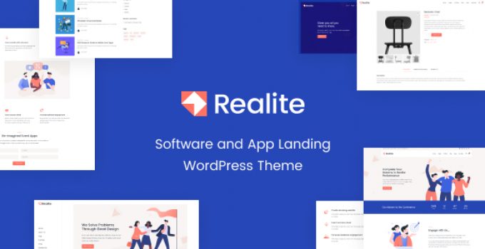 Realite - A WordPress Theme for Startups