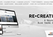 ReCreation - a Responsive Blog Theme for WordPress