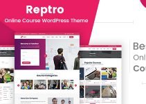 Reptro - Online Course WordPress Theme